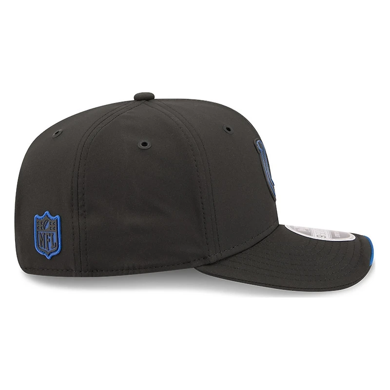 Indianapolis Colts Black 2026 NFL Sideline New Era 9SEVENTY Adjustable Snapback Hat