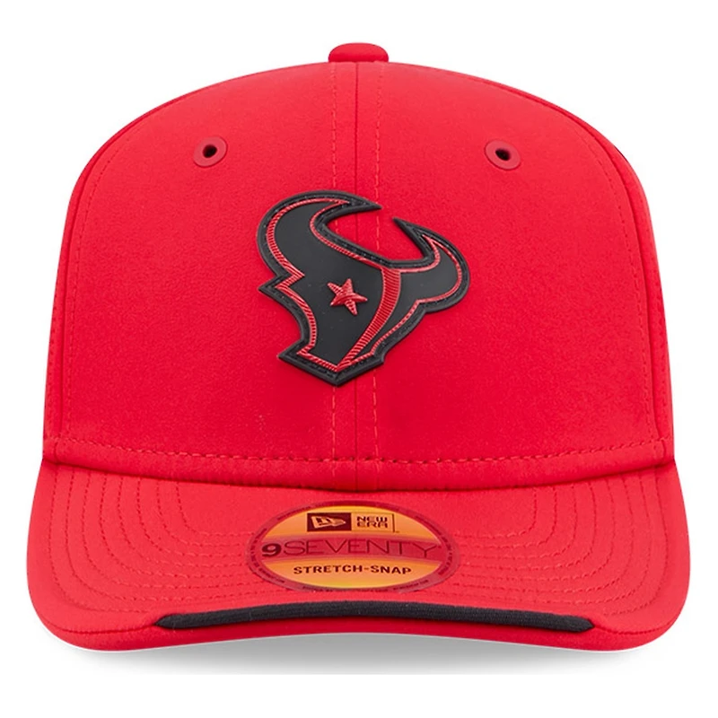 Houston Texans Red 2026 NFL Sideline New Era 9SEVENTY Adjustable Snapback Hat
