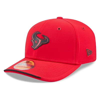 Houston Texans Red 2026 NFL Sideline New Era 9SEVENTY Adjustable Snapback Hat