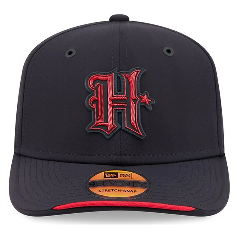 Houston Texans Navy H-Town Logo 2026 NFL Sideline New Era 9SEVENTY Adjustable Snapback Hat