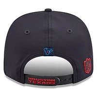 Houston Texans Navy H-Town Logo 2026 NFL Sideline New Era 9SEVENTY Adjustable Snapback Hat