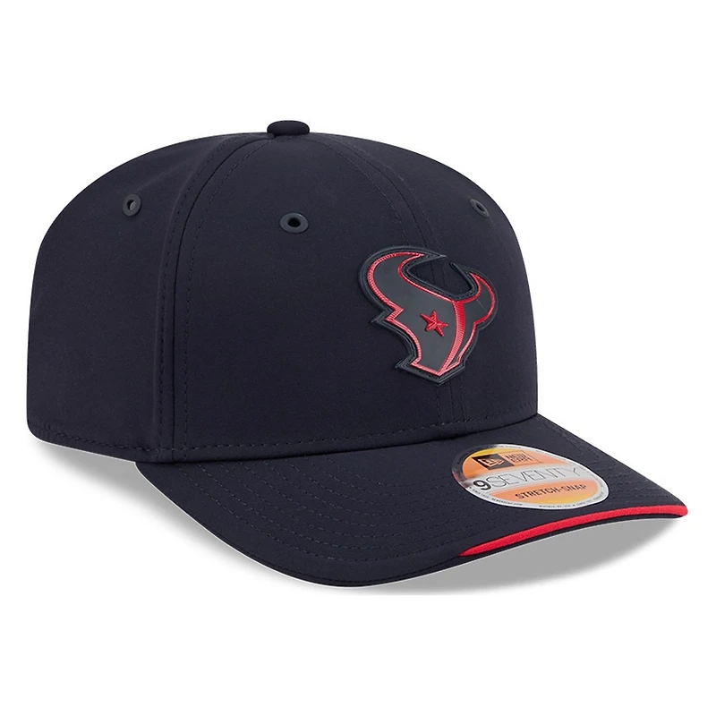 Houston Texans Navy 2026 NFL Sideline New Era 9SEVENTY Adjustable Snapback Hat