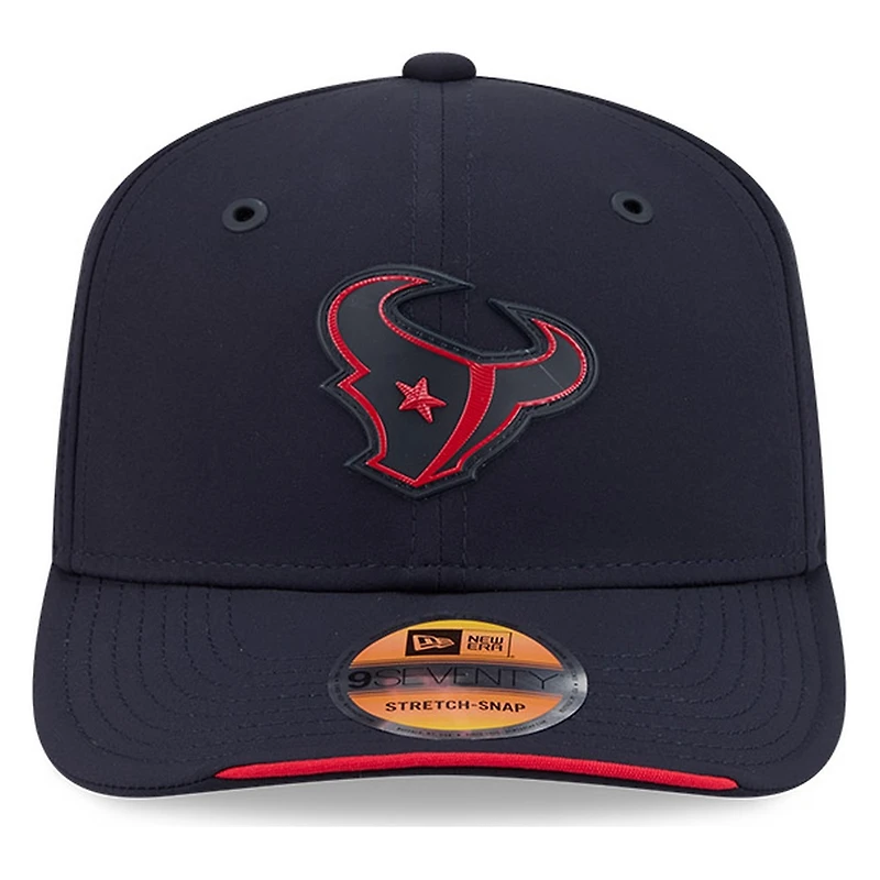 Houston Texans Navy 2026 NFL Sideline New Era 9SEVENTY Adjustable Snapback Hat