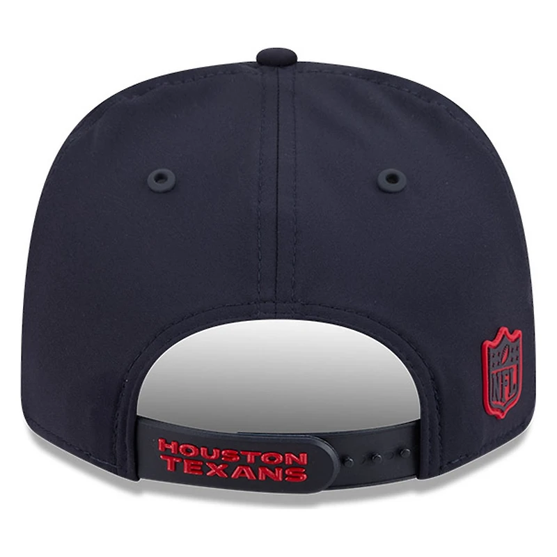 Houston Texans Navy 2026 NFL Sideline New Era 9SEVENTY Adjustable Snapback Hat