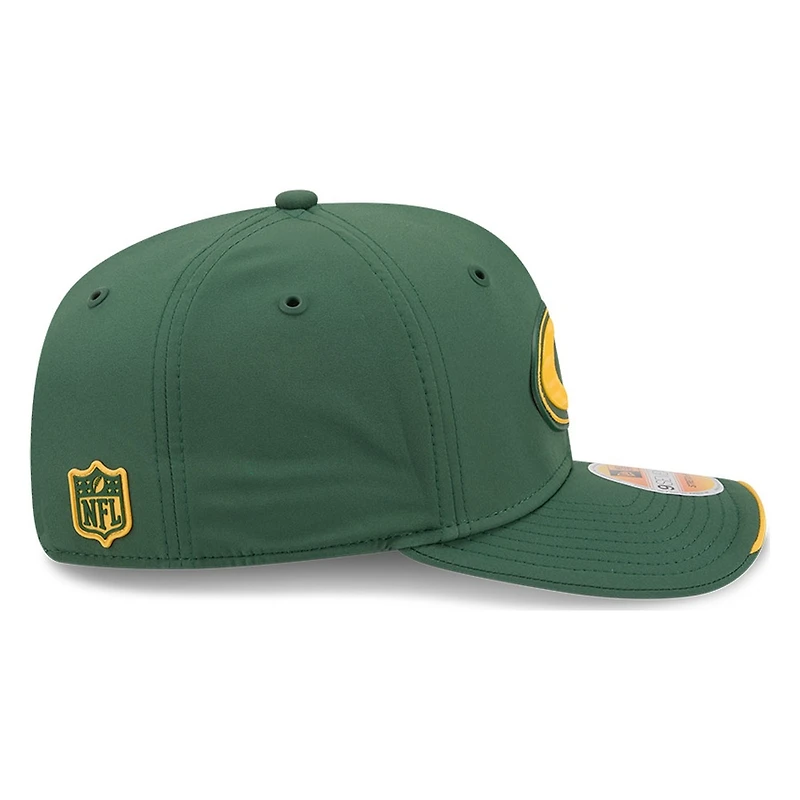 Green Bay Packers 2026 NFL Sideline New Era 9SEVENTY Adjustable Snapback Hat