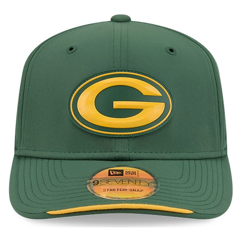 Green Bay Packers 2026 NFL Sideline New Era 9SEVENTY Adjustable Snapback Hat