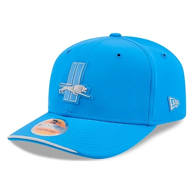 Detroit Lions Light Blue Historic Throwback 2026 NFL Sideline New Era 9SEVENTY Adjustable Snapback Hat