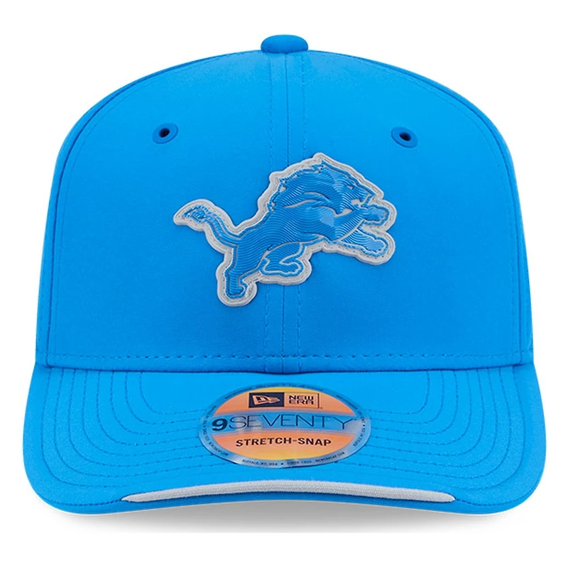 Detroit Lions Light Blue 2026 NFL Sideline New Era 9SEVENTY Adjustable Snapback Hat