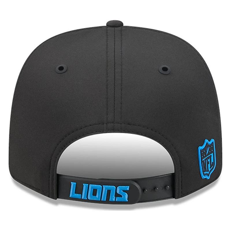 Detroit Lions Black 2026 NFL Sideline New Era 9SEVENTY Adjustable Snapback Hat