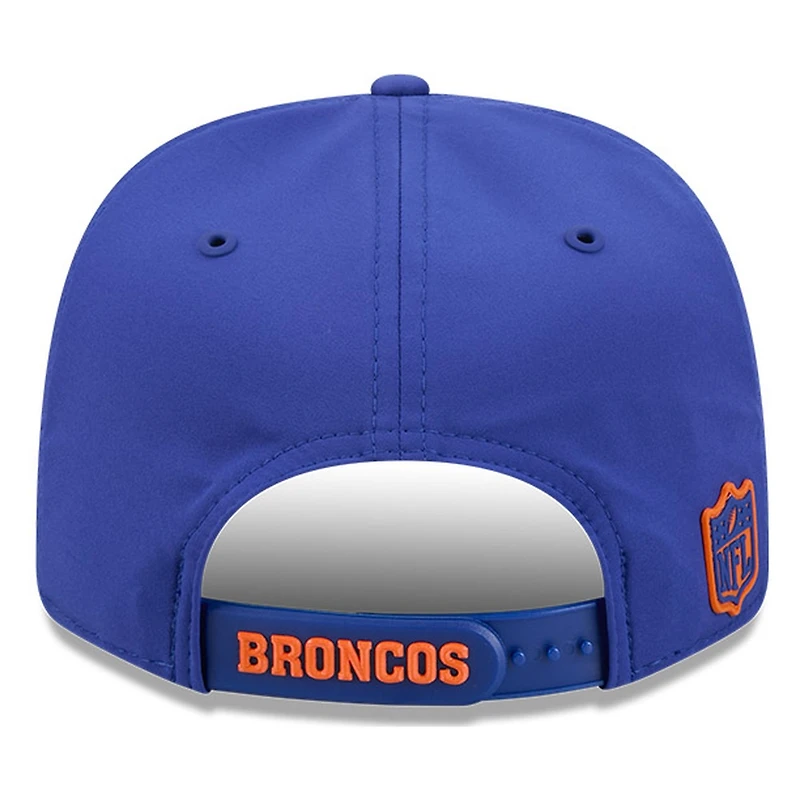 Denver Broncos Royal Blue Historic Throwback 2026 NFL Sideline New Era 9SEVENTY Adjustable Snapback Hat