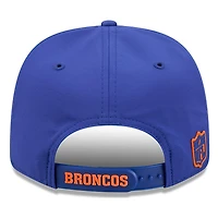Denver Broncos Royal Blue Historic Throwback 2026 NFL Sideline New Era 9SEVENTY Adjustable Snapback Hat