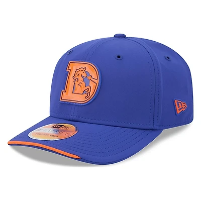 Denver Broncos Royal Blue Historic Throwback 2026 NFL Sideline New Era 9SEVENTY Adjustable Snapback Hat
