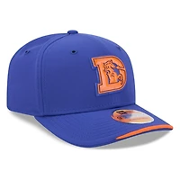 Denver Broncos Royal Blue Historic Throwback 2026 NFL Sideline New Era 9SEVENTY Adjustable Snapback Hat