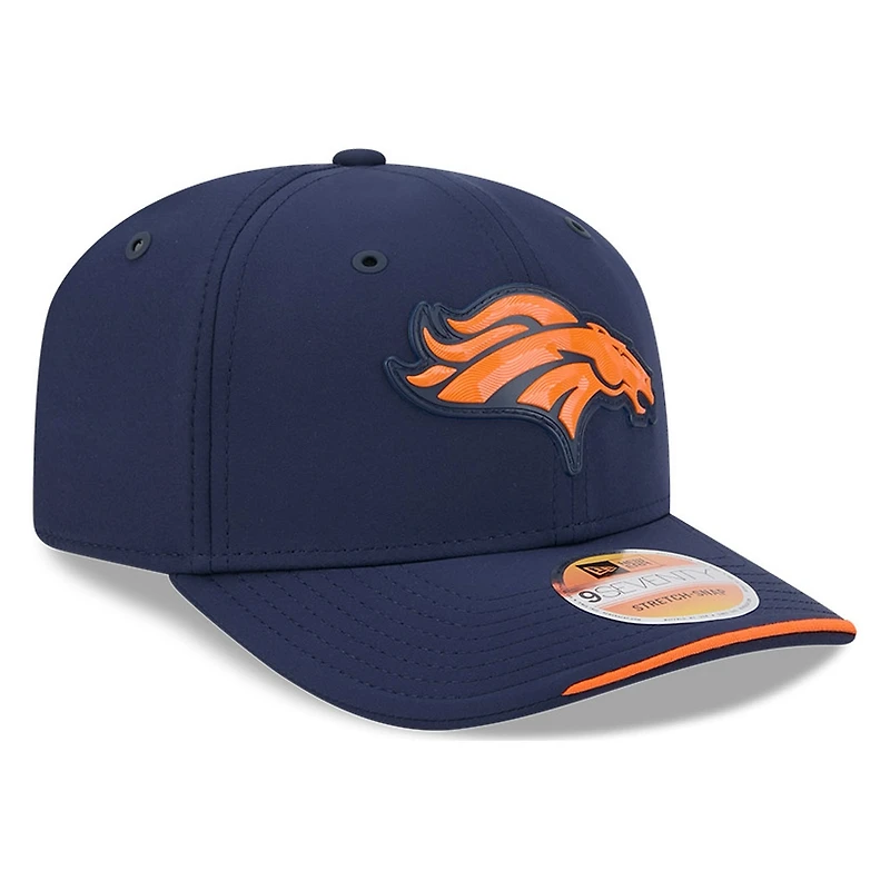 Denver Broncos Navy 2026 NFL Sideline New Era 9SEVENTY Adjustable Snapback Hat