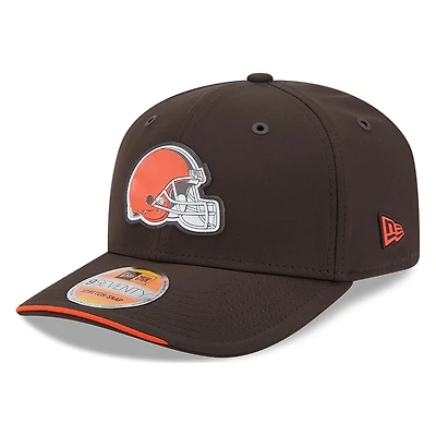 Cleveland Browns Brown 2026 NFL Sideline New Era 9SEVENTY Adjustable Snapback Hat
