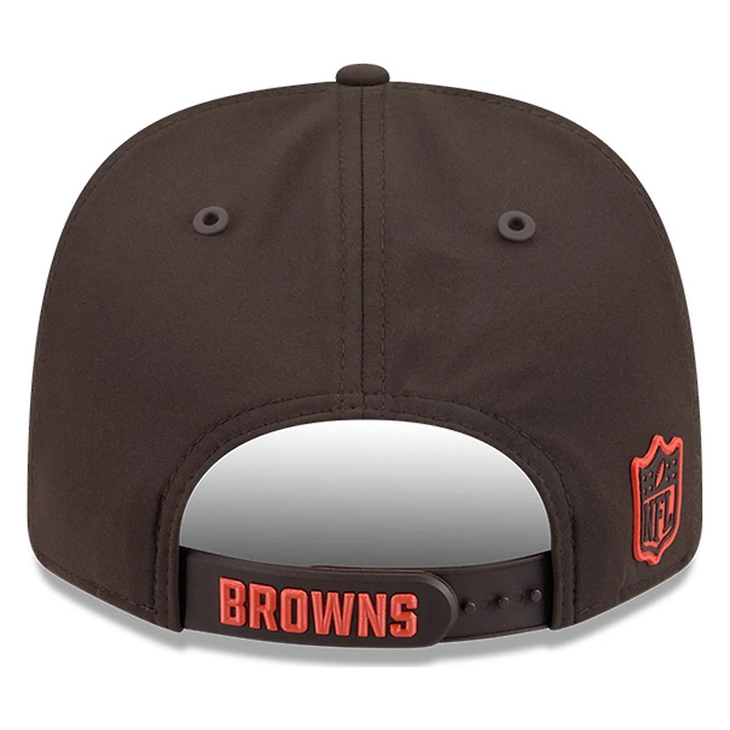 Cleveland Browns Brown 2026 NFL Sideline New Era 9SEVENTY Adjustable Snapback Hat