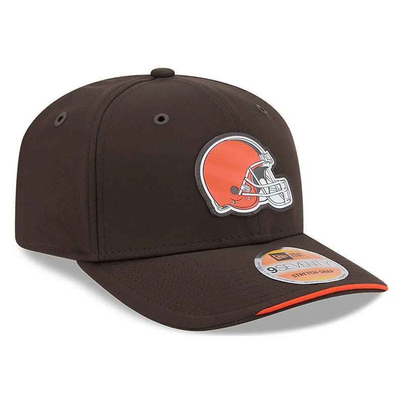 Cleveland Browns Brown 2026 NFL Sideline New Era 9SEVENTY Adjustable Snapback Hat