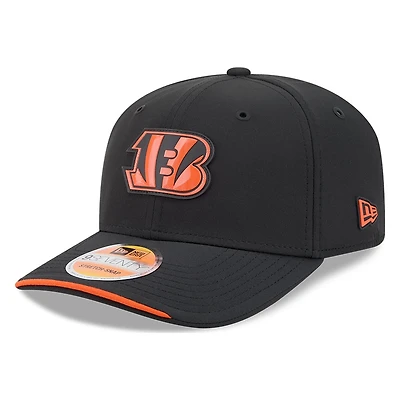 Cincinnati Bengals Black B Logo 2026 NFL Sideline New Era 9SEVENTY Adjustable Snapback Hat