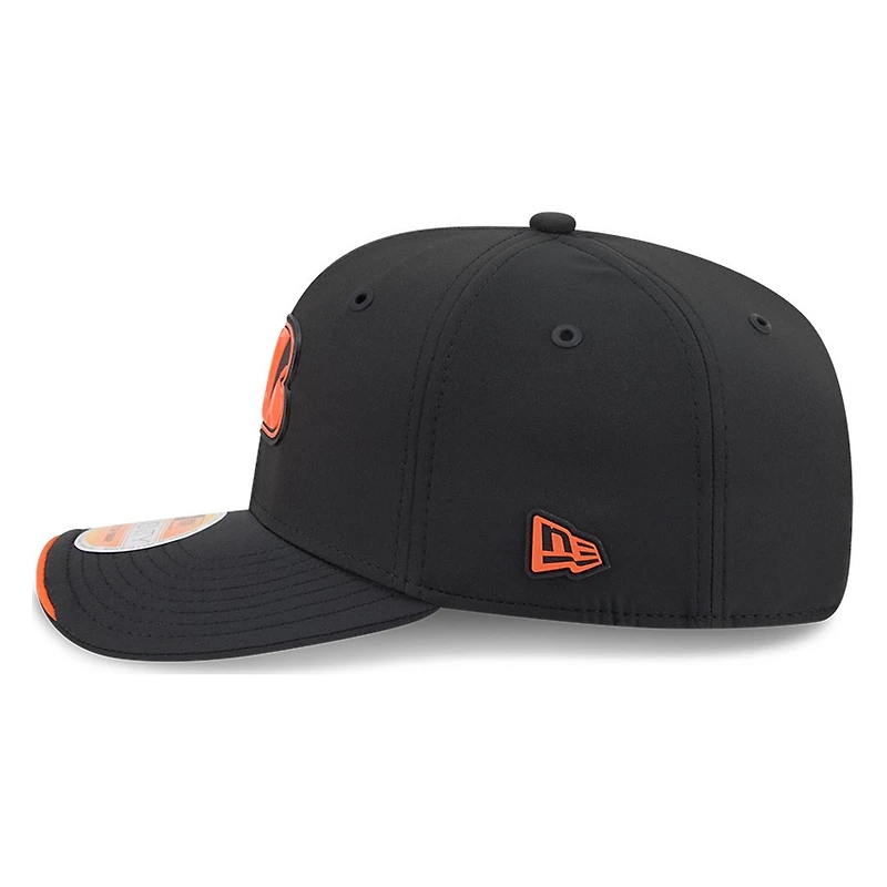 Cincinnati Bengals Black B Logo 2026 NFL Sideline New Era 9SEVENTY Adjustable Snapback Hat