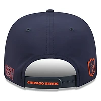 Chicago Bears Navy Historic Throwback 2026 NFL Sideline New Era 9SEVENTY Adjustable Snapback Hat