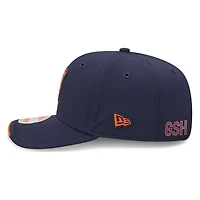 Chicago Bears Navy Historic Throwback 2026 NFL Sideline New Era 9SEVENTY Adjustable Snapback Hat