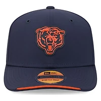 Chicago Bears Navy Historic Throwback 2026 NFL Sideline New Era 9SEVENTY Adjustable Snapback Hat