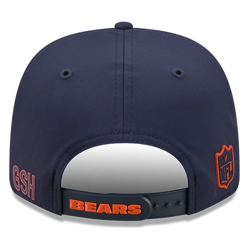 Chicago Bears Navy C Logo 2026 NFL Sideline New Era 9SEVENTY Adjustable Snapback Hat