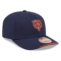 Chicago Bears Navy Bear Logo 2026 NFL Sideline New Era 9SEVENTY Adjustable Snapback Hat
