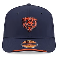Chicago Bears Navy Bear Logo 2026 NFL Sideline New Era 9SEVENTY Adjustable Snapback Hat