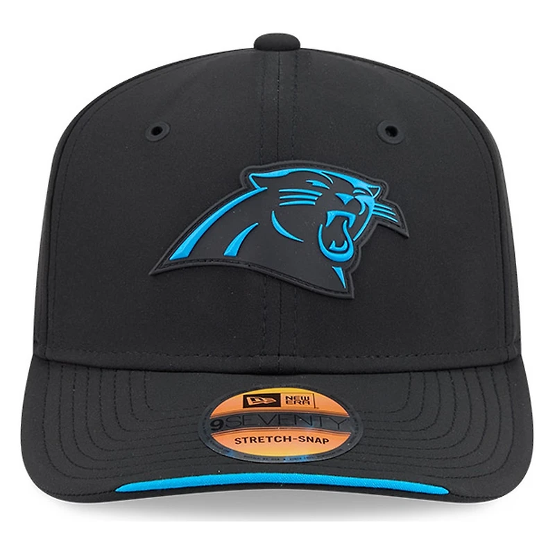 Carolina Panthers Black 2026 NFL Sideline New Era 9SEVENTY Adjustable Snapback Hat