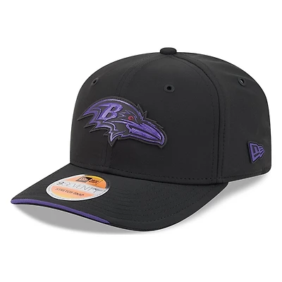 Baltimore Ravens Black 2026 NFL Sideline New Era 9SEVENTY Adjustable Snapback Hat
