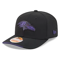 Baltimore Ravens Black 2026 NFL Sideline New Era 9SEVENTY Adjustable Snapback Hat