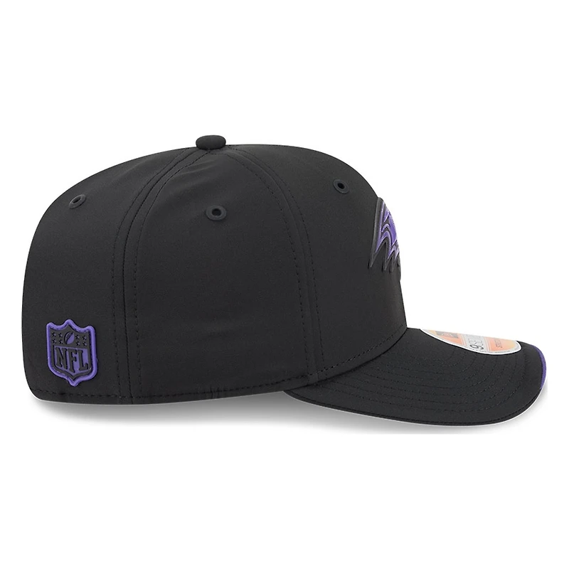 Baltimore Ravens Black 2026 NFL Sideline New Era 9SEVENTY Adjustable Snapback Hat