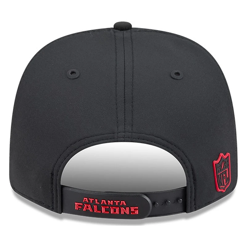 Atlanta Falcons Black 2026 NFL Sideline New Era 9SEVENTY Adjustable Snapback Hat