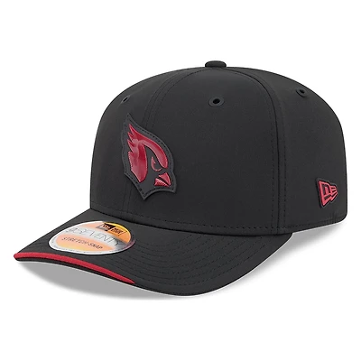 Arizona Cardinals Black 2026 NFL Sideline New Era 9SEVENTY Adjustable Snapback Hat