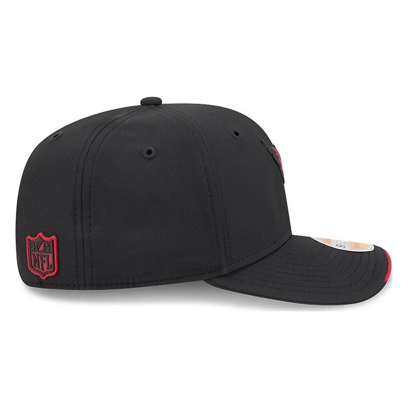 Arizona Cardinals Black 2026 NFL Sideline New Era 9SEVENTY Adjustable Snapback Hat