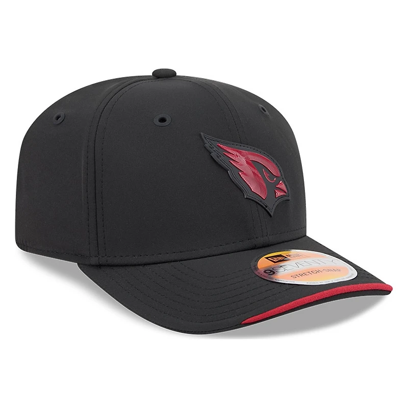 Arizona Cardinals Black 2026 NFL Sideline New Era 9SEVENTY Adjustable Snapback Hat