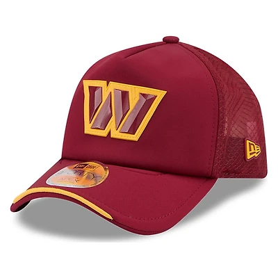 Washington Commanders Burgundy 2026 NFL Sideline New Era 9FORTY Apex Adjustable Trucker Hat