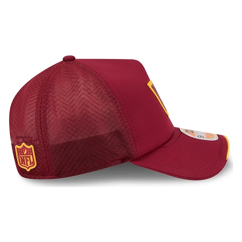 Washington Commanders Burgundy 2026 NFL Sideline New Era 9FORTY Apex Adjustable Trucker Hat
