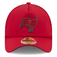 Tampa Bay Buccaneers Red 2026 NFL Sideline New Era 9FORTY Apex Adjustable Trucker Hat