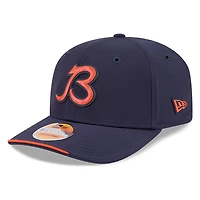 Chicago Bears Navy Script B Logo 2026 NFL Sideline New Era 9SEVENTY Adjustable Snapback Hat