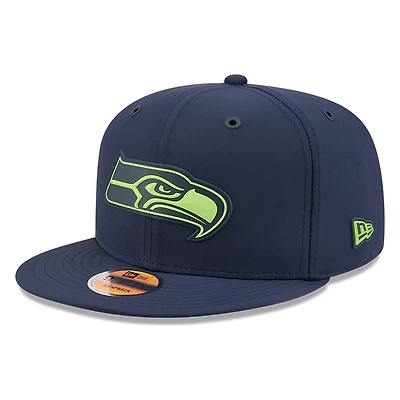 Seattle Seahawks Navy 2026 NFL Sideline New Era 9FIFTY Adjustable Snapback Hat
