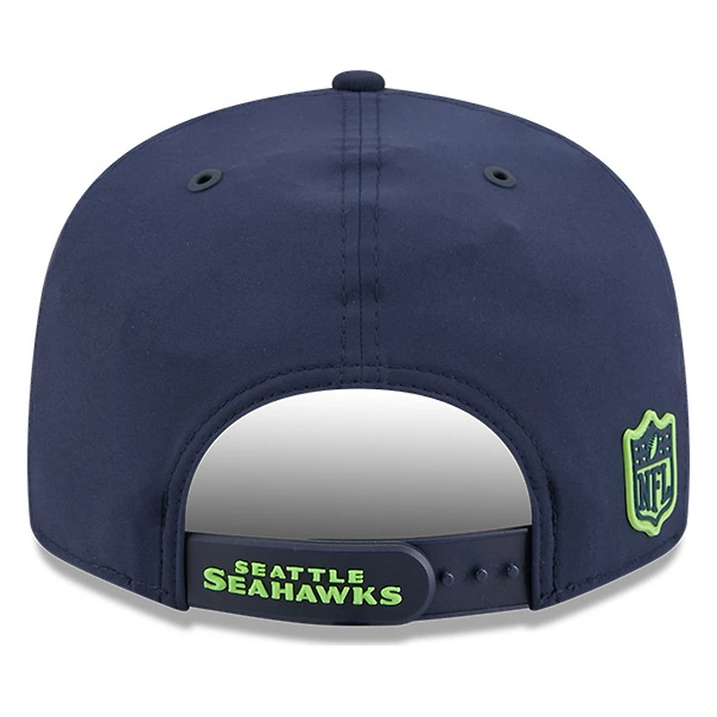 Seattle Seahawks Navy 2026 NFL Sideline New Era 9FIFTY Adjustable Snapback Hat