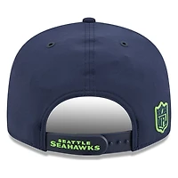 Seattle Seahawks Navy 2026 NFL Sideline New Era 9FIFTY Adjustable Snapback Hat