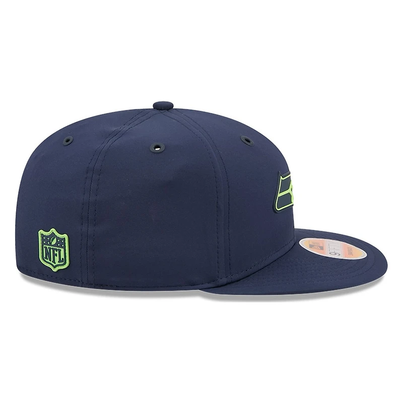 Seattle Seahawks Navy 2026 NFL Sideline New Era 9FIFTY Adjustable Snapback Hat