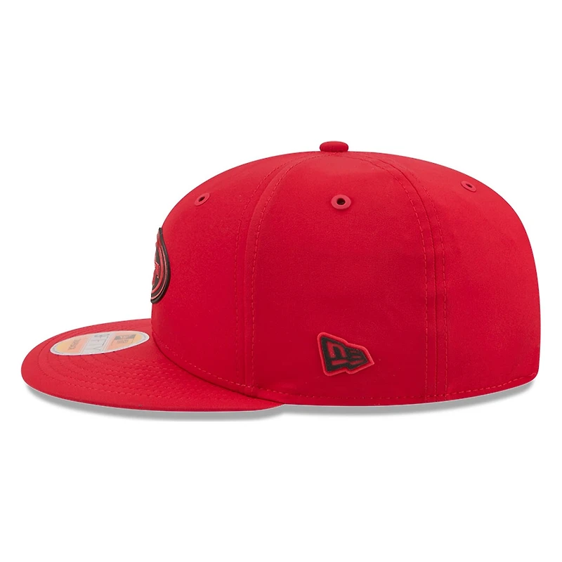San Francisco 49ers Red 2026 NFL Sideline New Era 9FIFTY Adjustable Snapback Hat