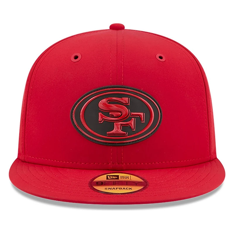 San Francisco 49ers Red 2026 NFL Sideline New Era 9FIFTY Adjustable Snapback Hat