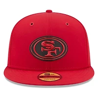 San Francisco 49ers Red 2026 NFL Sideline New Era 9FIFTY Adjustable Snapback Hat