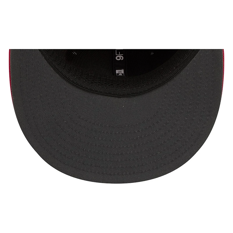 San Francisco 49ers Red 2026 NFL Sideline New Era 9FIFTY Adjustable Snapback Hat