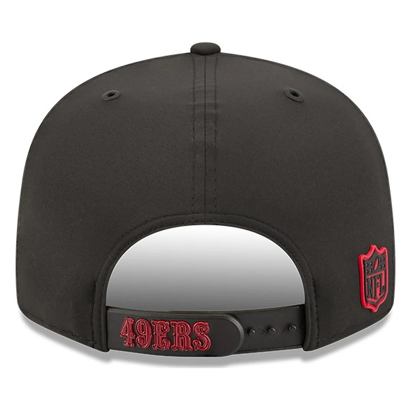San Francisco 49ers Black 2026 NFL Sideline New Era 9FIFTY Adjustable Snapback Hat
